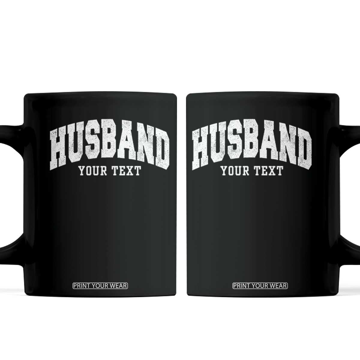 Personalized Husband Coffee Mug Custom Text Name Hubby Marriage Anniversary Couple Gift
