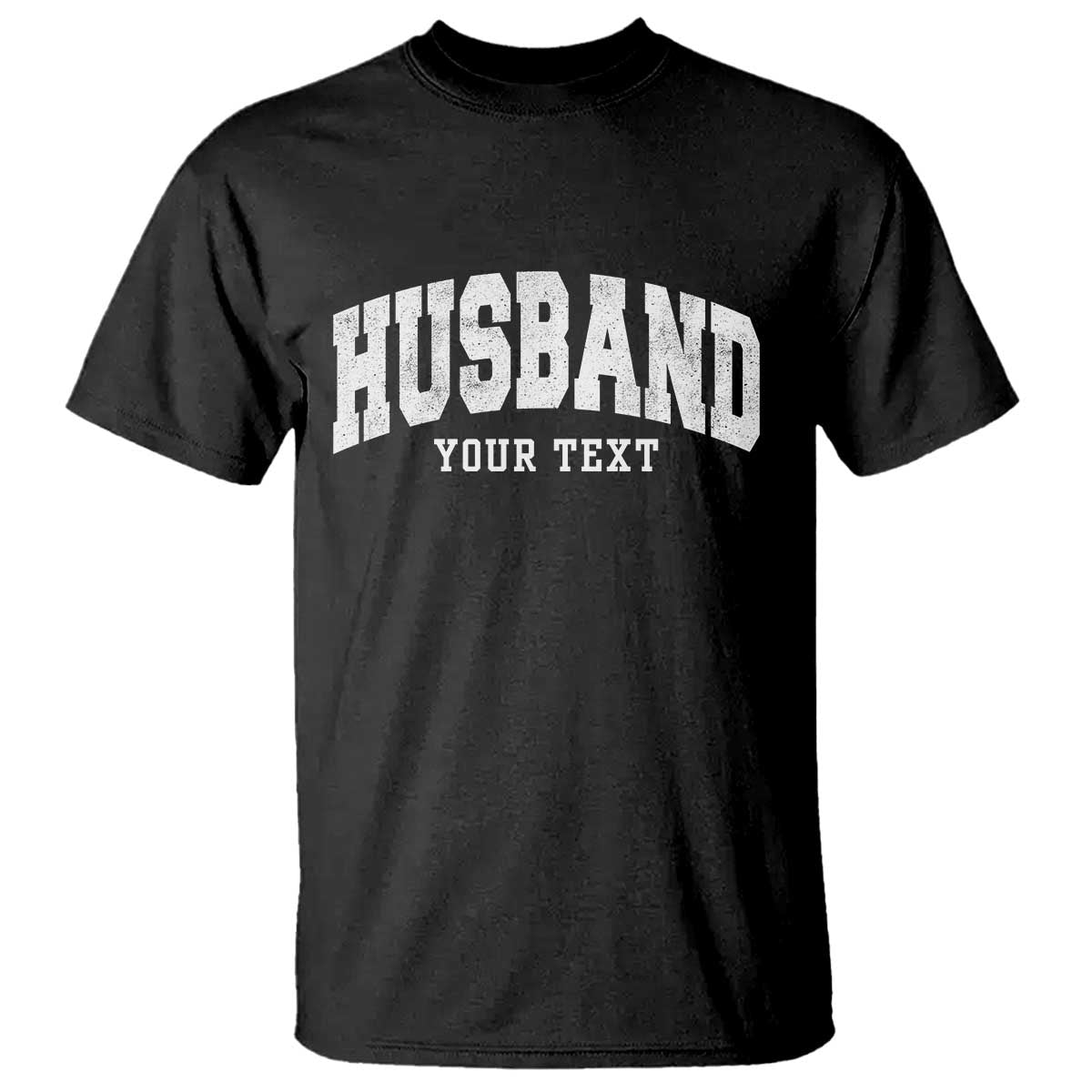 Personalized Husband T Shirt Custom Text Name Hubby Marriage Anniversary Couple Gift
