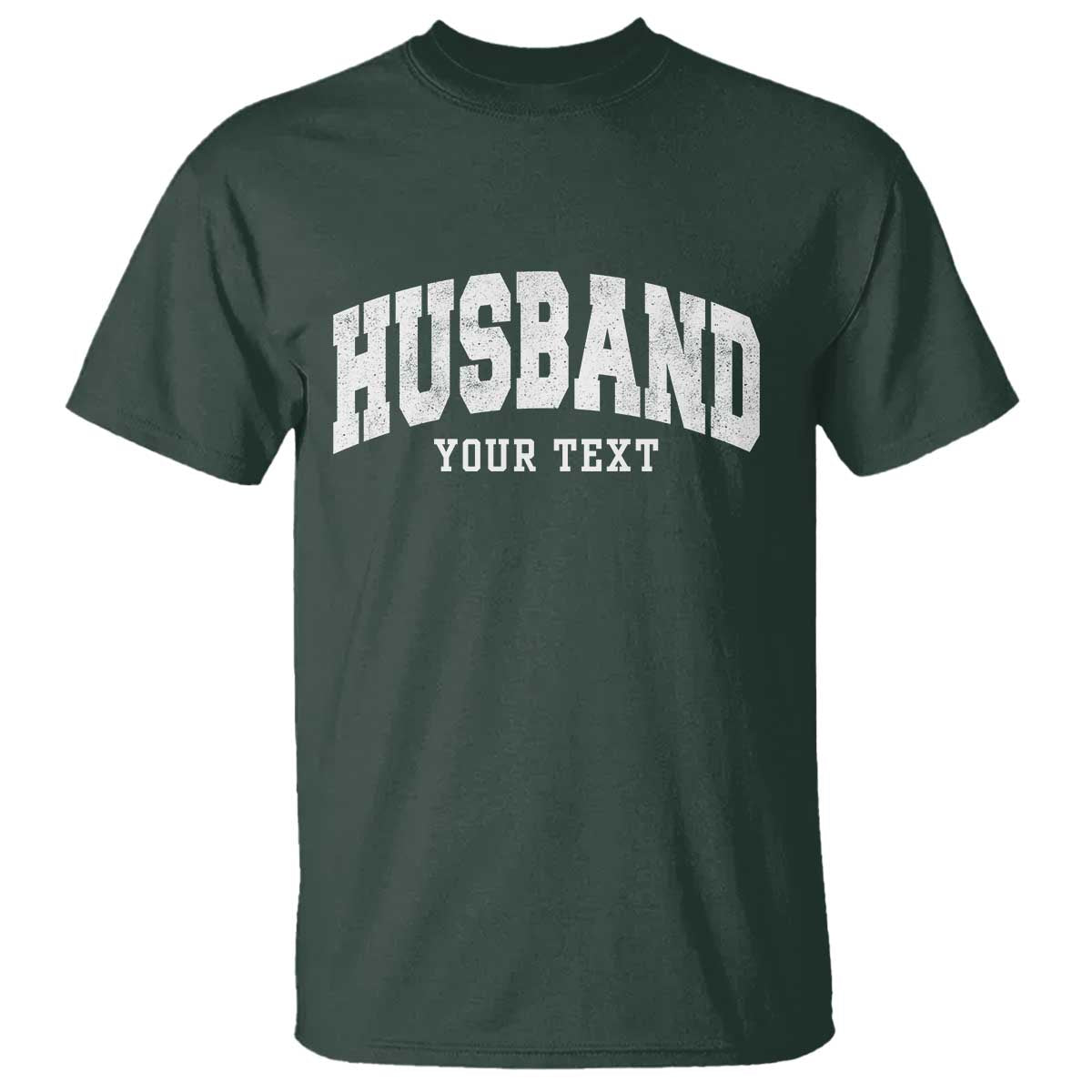 Personalized Husband T Shirt Custom Text Name Hubby Marriage Anniversary Couple Gift