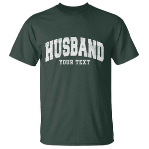 Personalized Husband T Shirt Custom Text Name Hubby Marriage Anniversary Couple Gift