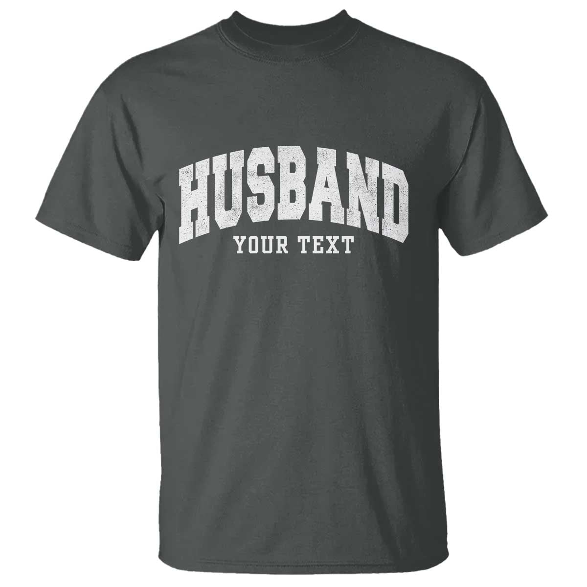Personalized Husband T Shirt Custom Text Name Hubby Marriage Anniversary Couple Gift