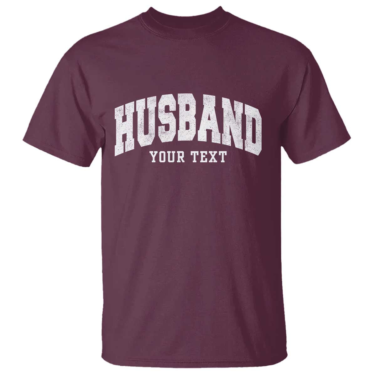 Personalized Husband T Shirt Custom Text Name Hubby Marriage Anniversary Couple Gift