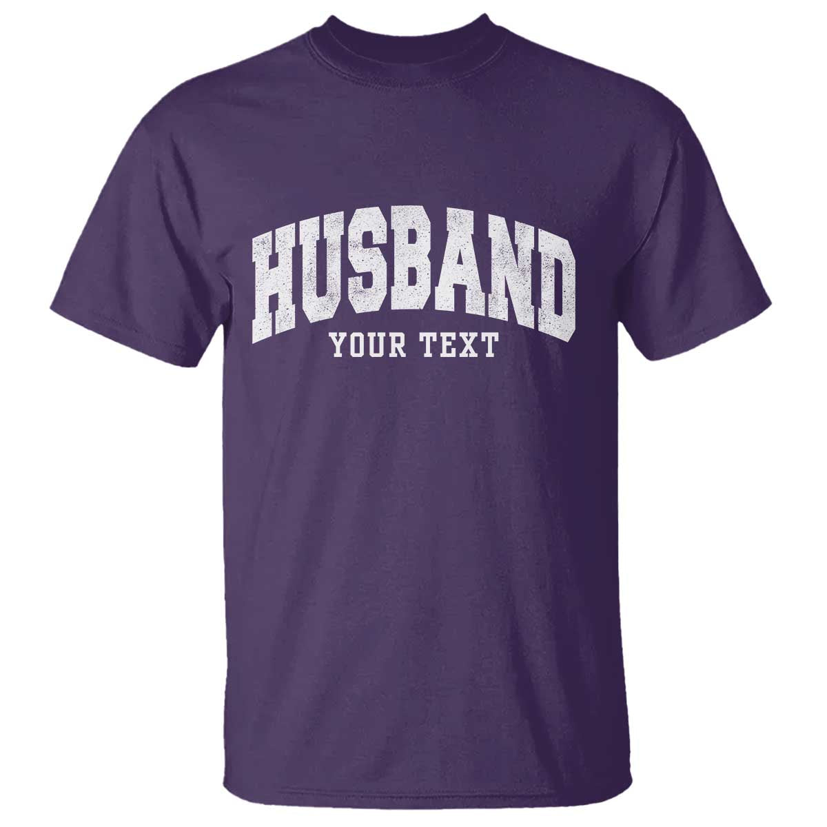 Personalized Husband T Shirt Custom Text Name Hubby Marriage Anniversary Couple Gift