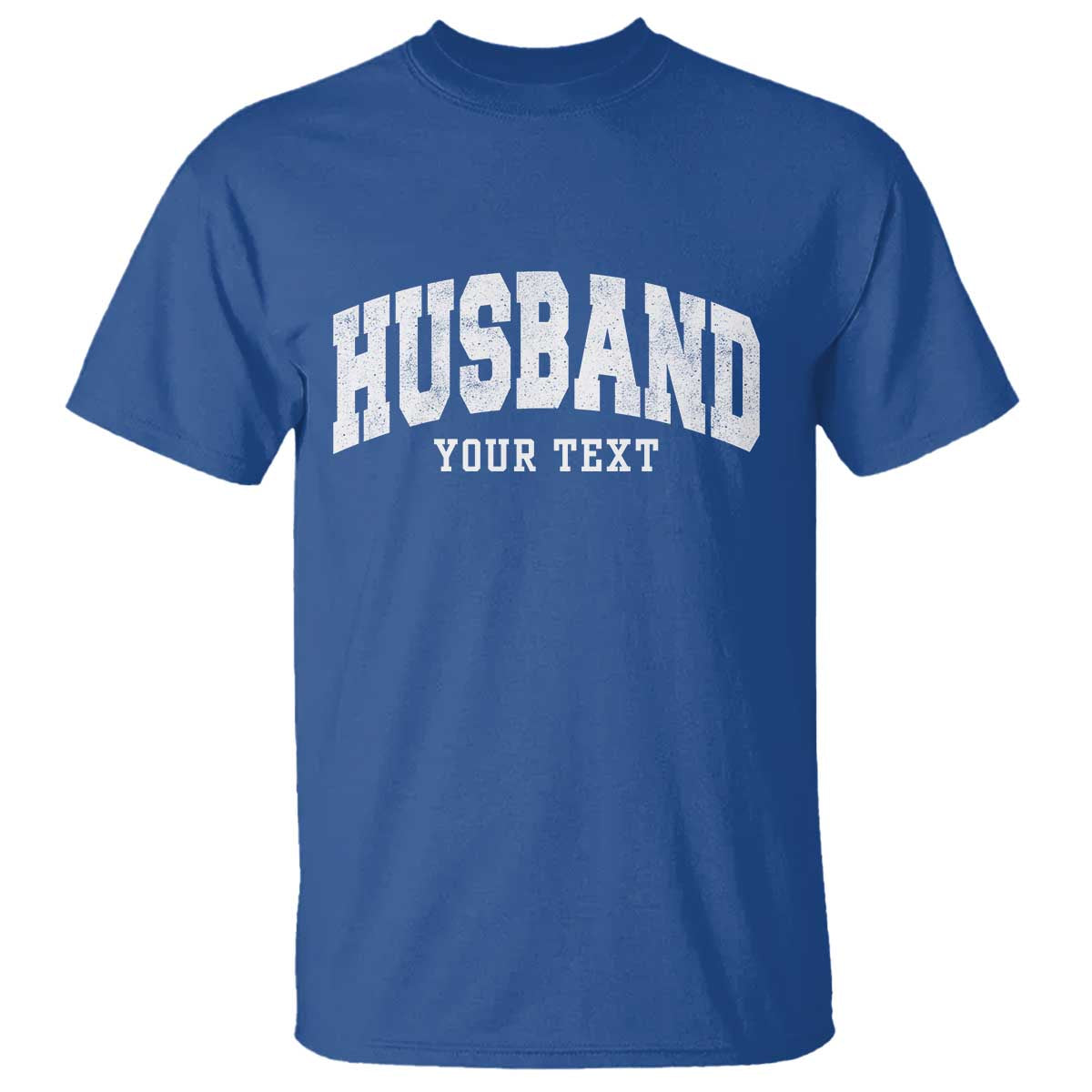 Personalized Husband T Shirt Custom Text Name Hubby Marriage Anniversary Couple Gift