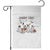 Halloween Garden Flag Spooky Vibes Cute Dog Ghost Pumpkin TS11 White Print Your Wear