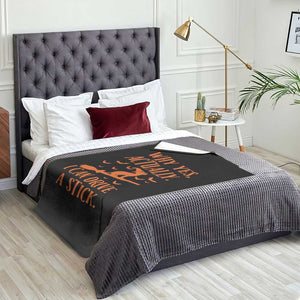 Halloween Dog Throw Blanket Why Yes Actually I Can Drive A Stick Witch TS11 Print Your Wear