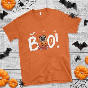 Funny French Bulldog Halloween T Shirt Boo Cute Dog Pumpkin Bat Maple Leaf Pet TS11 Orange Print Your Wear