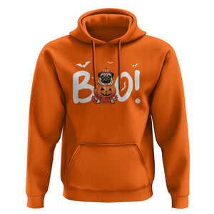 Funny French Bulldog Halloween Hoodie Boo Cute Dog Pumpkin Bat Maple Leaf Pet TS11 Orange Print Your Wear