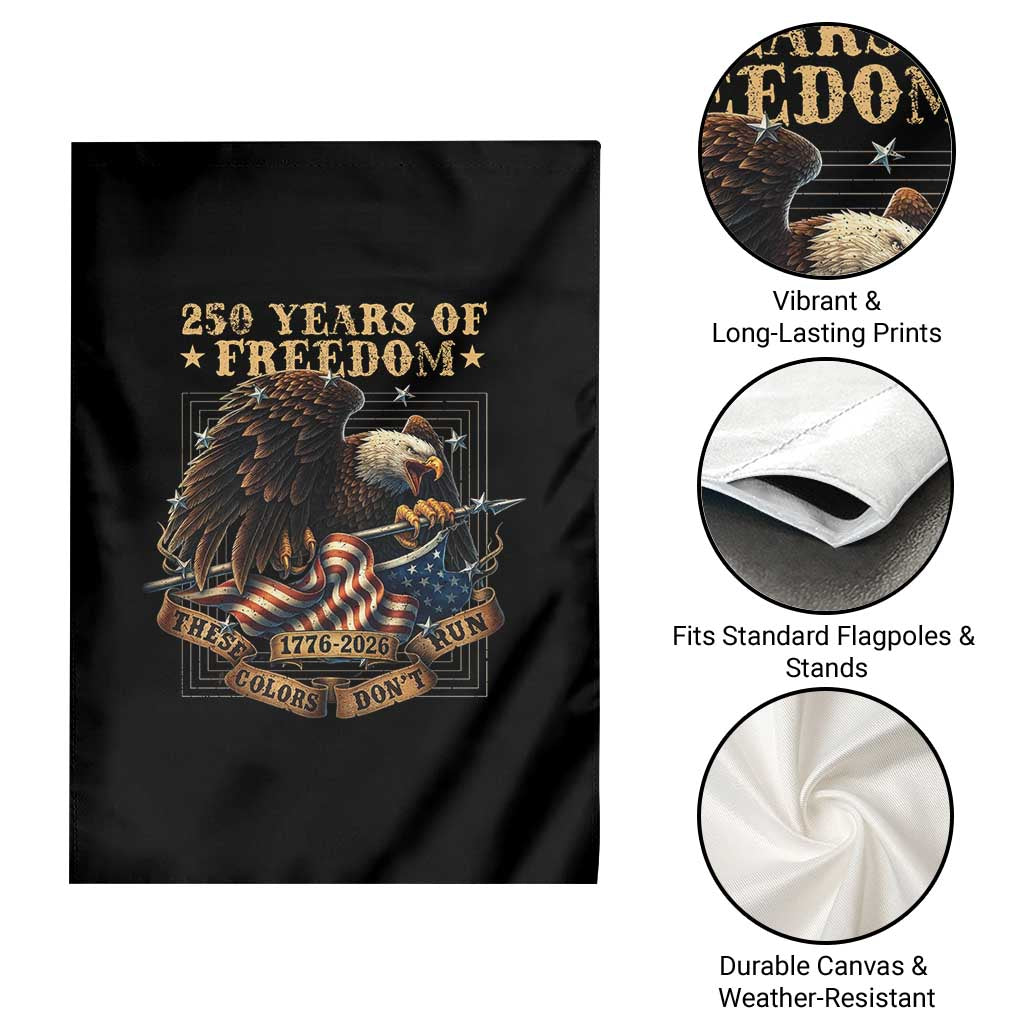 250th American Anniversary Garden Flag 250 Years Of Freedom Independence American Flag TS11 Print Your Wear