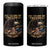 250th American Anniversary 4 in 1 Can Cooler Tumbler 250 Years Of Freedom Independence American Flag TS11 One Size: 16 oz Black Print Your Wear