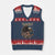 250th American Anniversary V-Neck Knit Sweater Vest 250 Years Of Freedom Independence American Flag TS11 Navy Red Print Your Wear