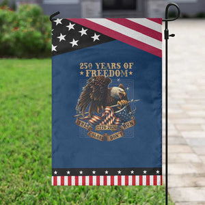 250th American Anniversary Garden Flag 250 Years Of Freedom Independence American Flag TS11 Classic Blue Black Print Your Wear