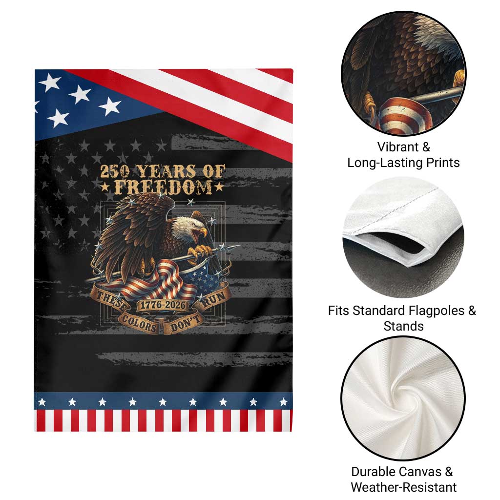 250th American Anniversary Garden Flag 250 Years Of Freedom Independence American Flag TS11 Print Your Wear