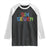 Six Seven Meme Pixel 67 Gen Alpha Meme Raglan Shirt TS11 Black White Print Your Wear