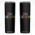 Six Seven Meme Pixel 67 Gen Alpha Meme Skinny Tumbler TS11 Black Print Your Wear