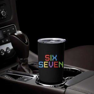 Six Seven Meme Pixel 67 Gen Alpha Meme Tumbler Cup TS11 Print Your Wear