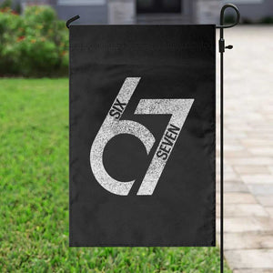 Funny Six Seven 67 Meme Gen Alpha Slang Garden Flag TS11 Print Your Wear