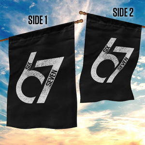 Funny Six Seven 67 Meme Gen Alpha Slang Garden Flag TS11 Print Your Wear