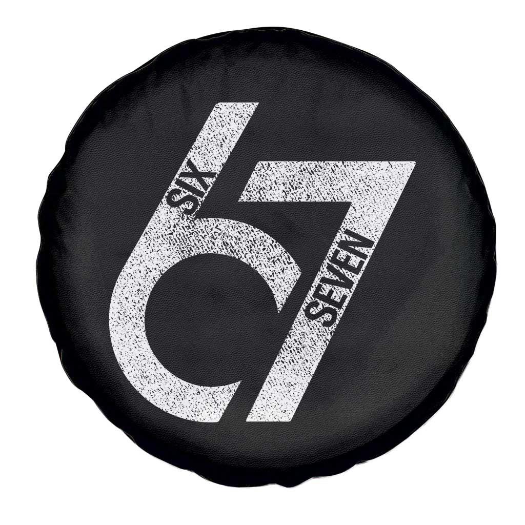Funny Six Seven 67 Meme Gen Alpha Slang Spare Tire Cover TS11 Print Your Wear