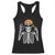 Funny Six Seven 67 Skeleton Gen Alpha Halloween Meme Racerback Tank Top TS11 Black Print Your Wear