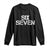 Six Seven Meme Vintage 67 Gen Alpha Meme Long Sleeve Shirt TS11 Black Print Your Wear