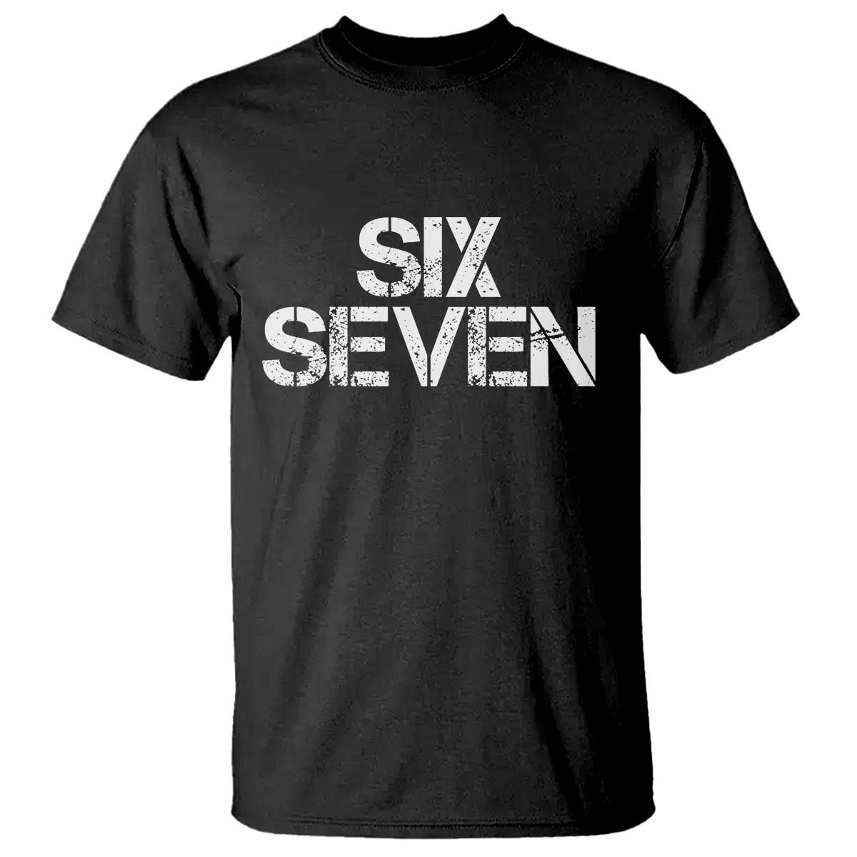 Six Seven Meme Vintage 67 Gen Alpha Meme T Shirt TS11 Black Print Your Wear