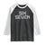 Six Seven Meme Pixel 67 Gen Alpha Internet Joke Raglan Shirt TS11 Black White Print Your Wear
