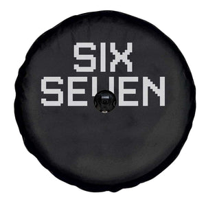 Six Seven Meme Pixel 67 Gen Alpha Internet Joke Spare Tire Cover TS11 Print Your Wear