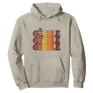 Funny Thanksgiving Tukey Gobble Hoodie TS11 Sand Print Your Wear