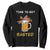 Funny Thanksgiving Beer Sweatshirt Time To Get Basted Vintage Turkey TS11 Black Print Your Wear