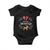 Yuletide Blessings Baby Onesie Yule Goat Winter Solstice Christmas Wreath TS11 Black Print Your Wear