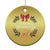 Yuletide Blessings Christmas Ornament Yule Goat Winter Solstice Christmas Wreath TS11 Print Your Wear