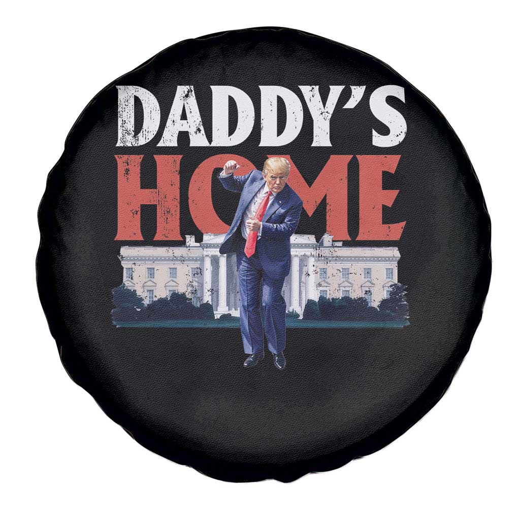 Funny Daddy's Home Spare Tire Cover Trump Dance The 47th US President TS11 Print Your Wear