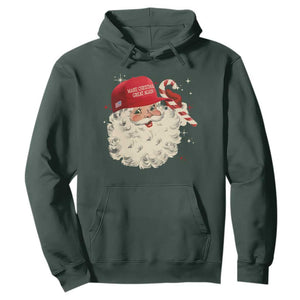 Funny Trump Santa Christmas Hoodie Make Christmas Great Again TS11 Dark Forest Green Print Your Wear