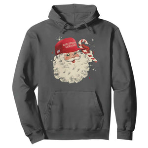 Funny Trump Santa Christmas Hoodie Make Christmas Great Again TS11 Dark Heather Print Your Wear