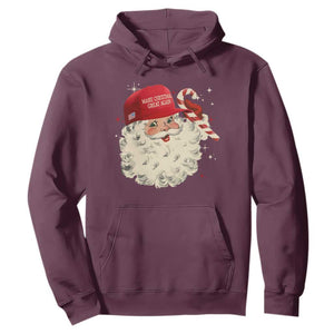 Funny Trump Santa Christmas Hoodie Make Christmas Great Again TS11 Maroon Print Your Wear