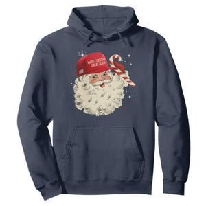 Funny Trump Santa Christmas Hoodie Make Christmas Great Again TS11 Navy Print Your Wear