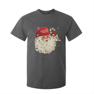 Funny Trump Santa Christmas T Shirt For Kid Make Christmas Great Again TS11 Dark Heather Print Your Wear