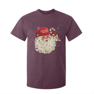 Funny Trump Santa Christmas T Shirt For Kid Make Christmas Great Again TS11 Maroon Print Your Wear