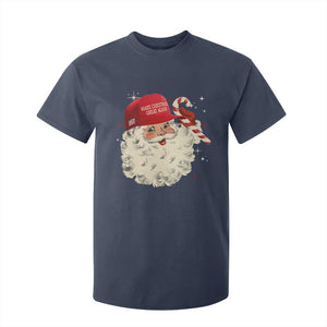 Funny Trump Santa Christmas T Shirt For Kid Make Christmas Great Again TS11 Navy Print Your Wear