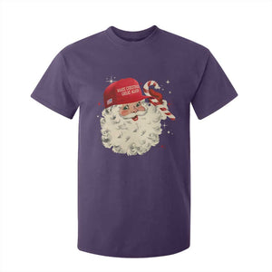Funny Trump Santa Christmas T Shirt For Kid Make Christmas Great Again TS11 Purple Print Your Wear