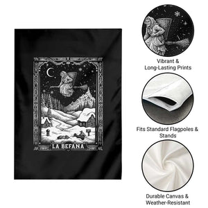 Italian Christmas La Befana Garden Flag Buon Befana Folklore Xmas Witch TS11 Print Your Wear