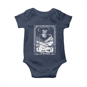 Italian Christmas La Befana Baby Onesie Buon Befana Folklore Xmas Witch TS11 Navy Print Your Wear