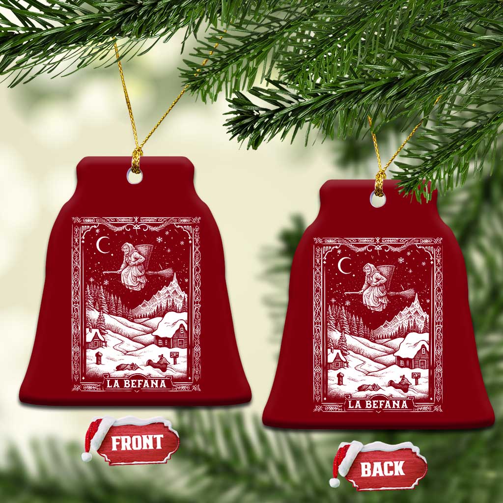 Italian Christmas La Befana Ceramic Ornament Buon Befana Folklore Xmas Witch TS11 Print Your Wear