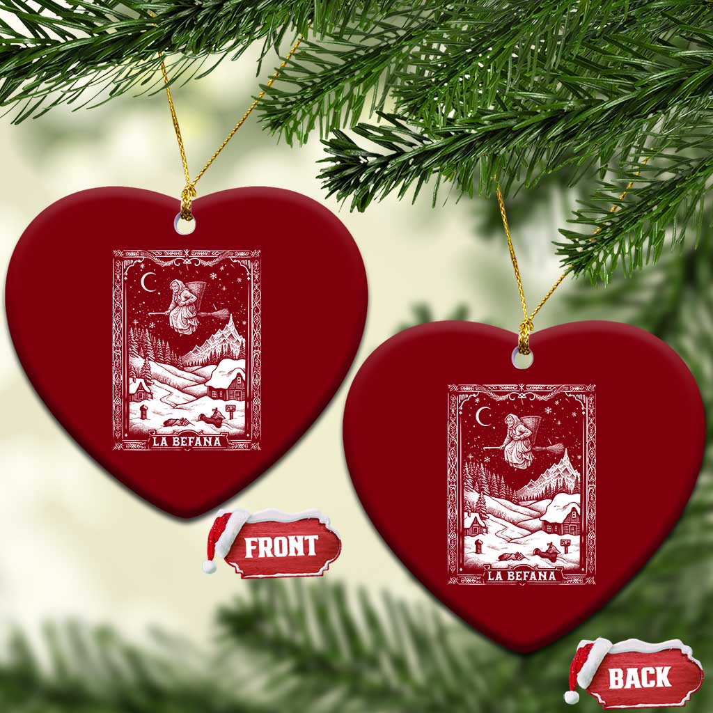 Italian Christmas La Befana Ceramic Ornament Buon Befana Folklore Xmas Witch TS11 Print Your Wear