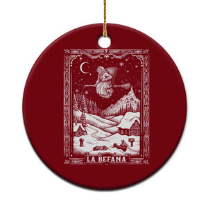 Italian Christmas La Befana Ceramic Ornament Buon Befana Folklore Xmas Witch TS11 1pc Red Print Your Wear
