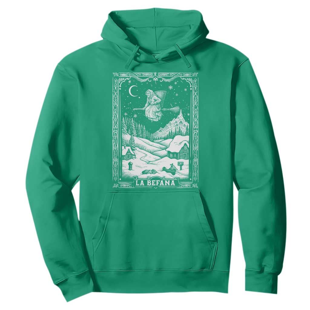Italian Christmas La Befana Hoodie Buon Befana Folklore Xmas Witch TS11 Irish Green Print Your Wear
