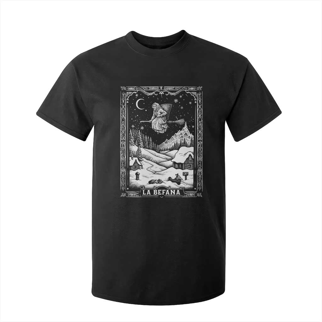 Italian Christmas La Befana T Shirt For Kid Buon Befana Folklore Xmas Witch TS11 Black Print Your Wear