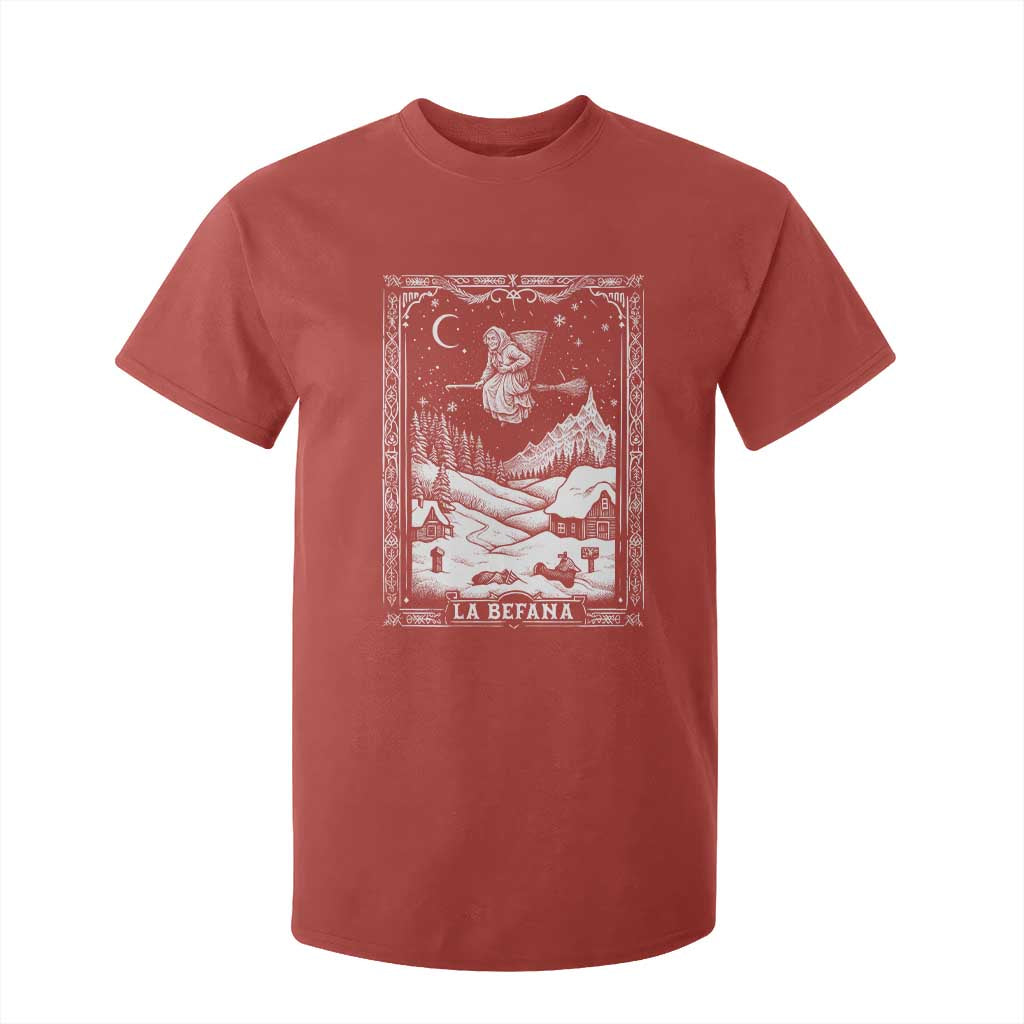 Italian Christmas La Befana T Shirt For Kid Buon Befana Folklore Xmas Witch TS11 Red Print Your Wear