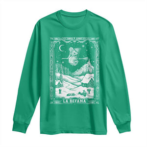 Italian Christmas La Befana Long Sleeve Shirt Buon Befana Folklore Xmas Witch TS11 Irish Green Print Your Wear